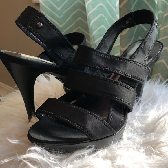 Simply Vera Vera Wang Shoes - Simply Vera strappy black stilettos 9m